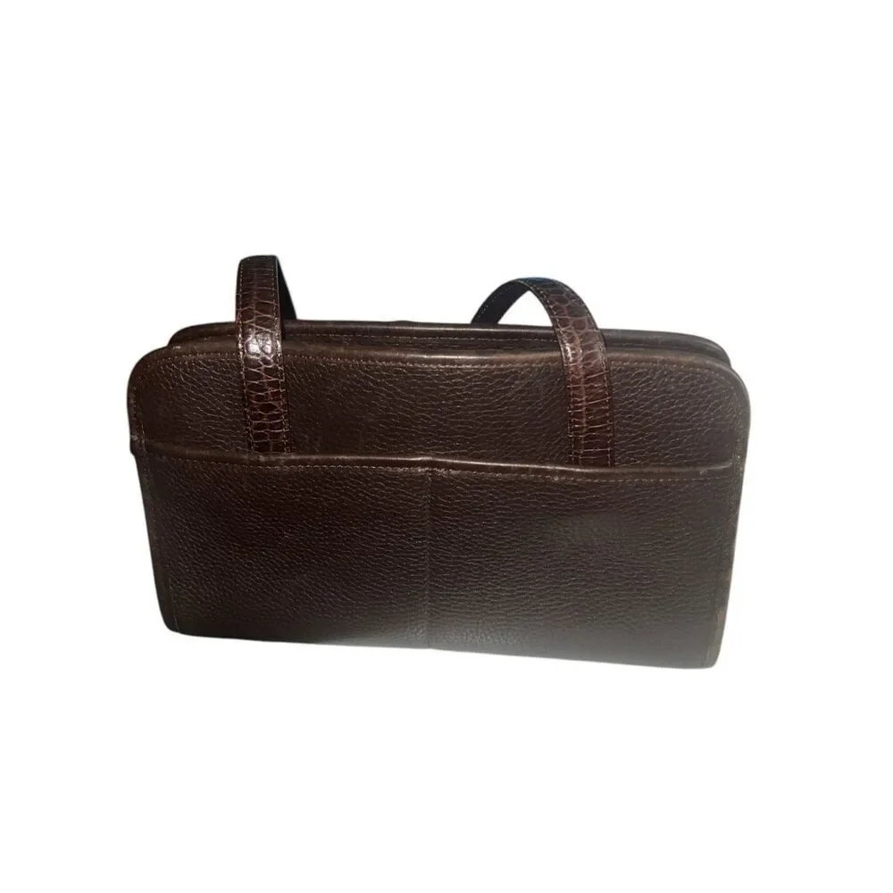 ✨Brighton Alligator Pattern Brown Leather Bag✨
